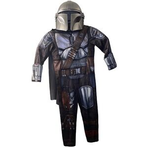 Star Wars Mandalorian 3 Piece Costume Padded Child S Rubie's Play Halloween